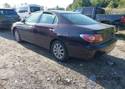 2004 Lexus Es 330 from USA, damaged, VIN JTHBA30G145024173